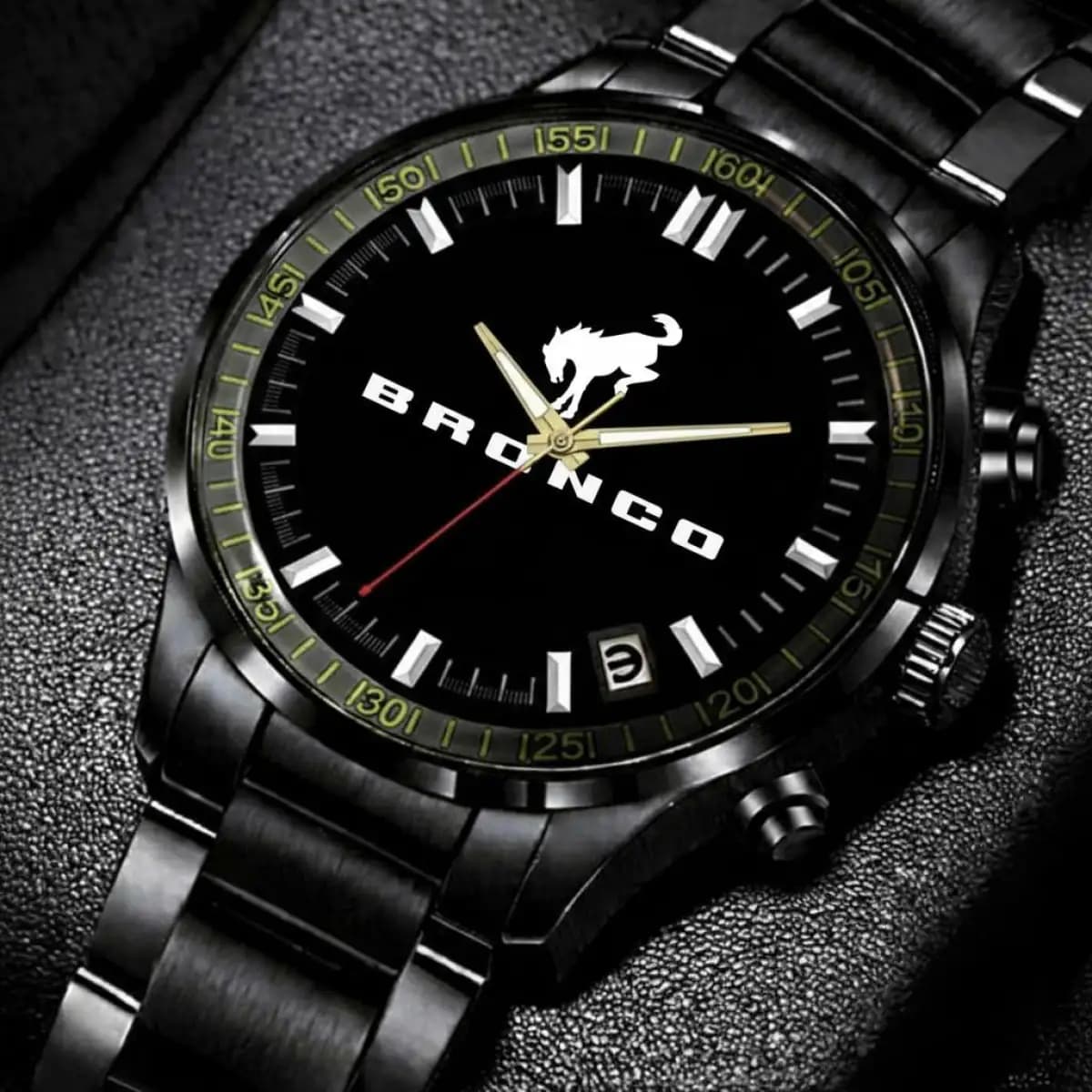 ford bronco - Premium Stainless Steel watch