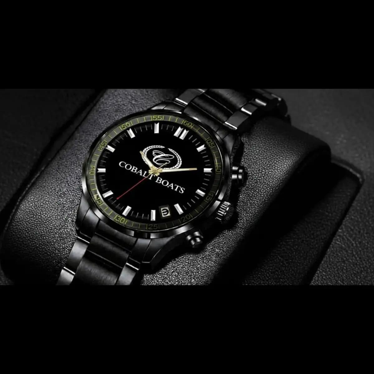 cobalt boat - Premium Stainless Steel watch